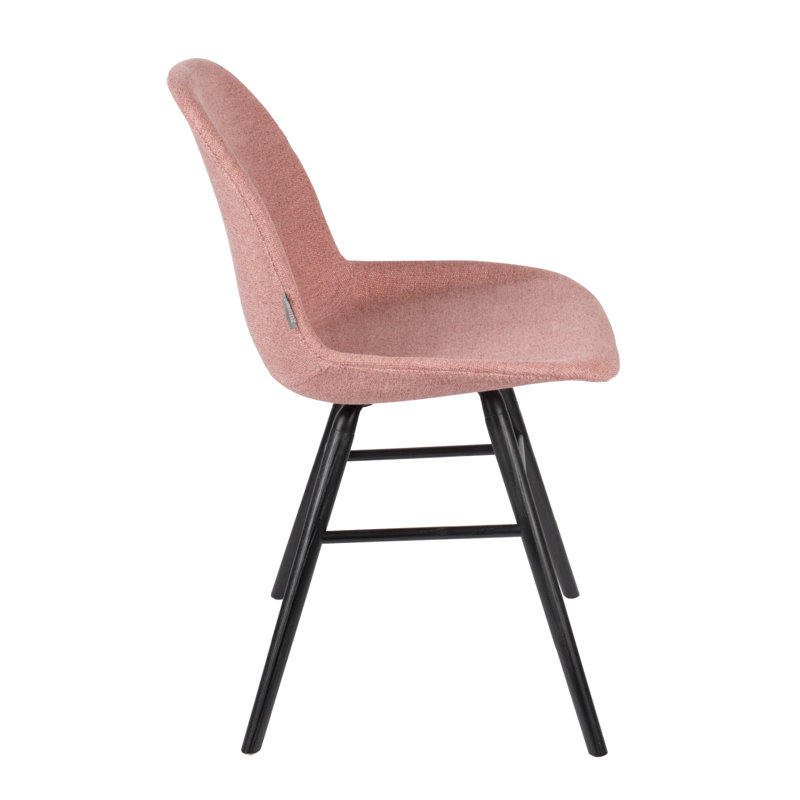Albert Kuip Upholstered Dining Chair, Pink