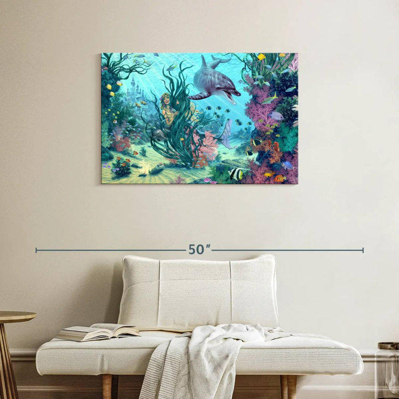 Aletra Mermaid Hide and Seek, H 24 po x l 36 po