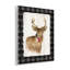 Cerf avec cloche rouge, art giclée par Nan