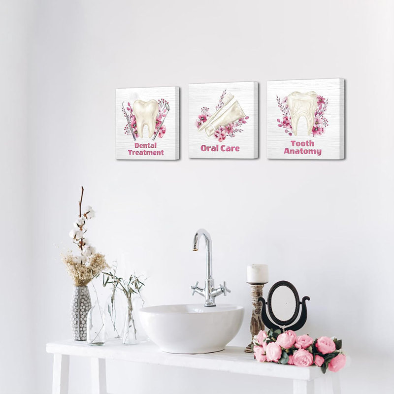 3 Piece Wrapped Canvas Wall Art