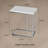 Brockett C-Shaped Sofa Side Table - Modern End Table, Laptop Tray, or Compact Bedside Nightstand-1681533244