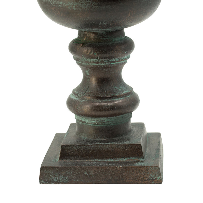 Epernay Metal Table Vase, 16.9" H x 9.5" W x 9.5" D