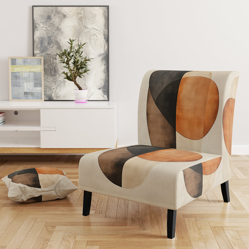 Fauteuil de chambre Abstract Shapes, Slipper Armless