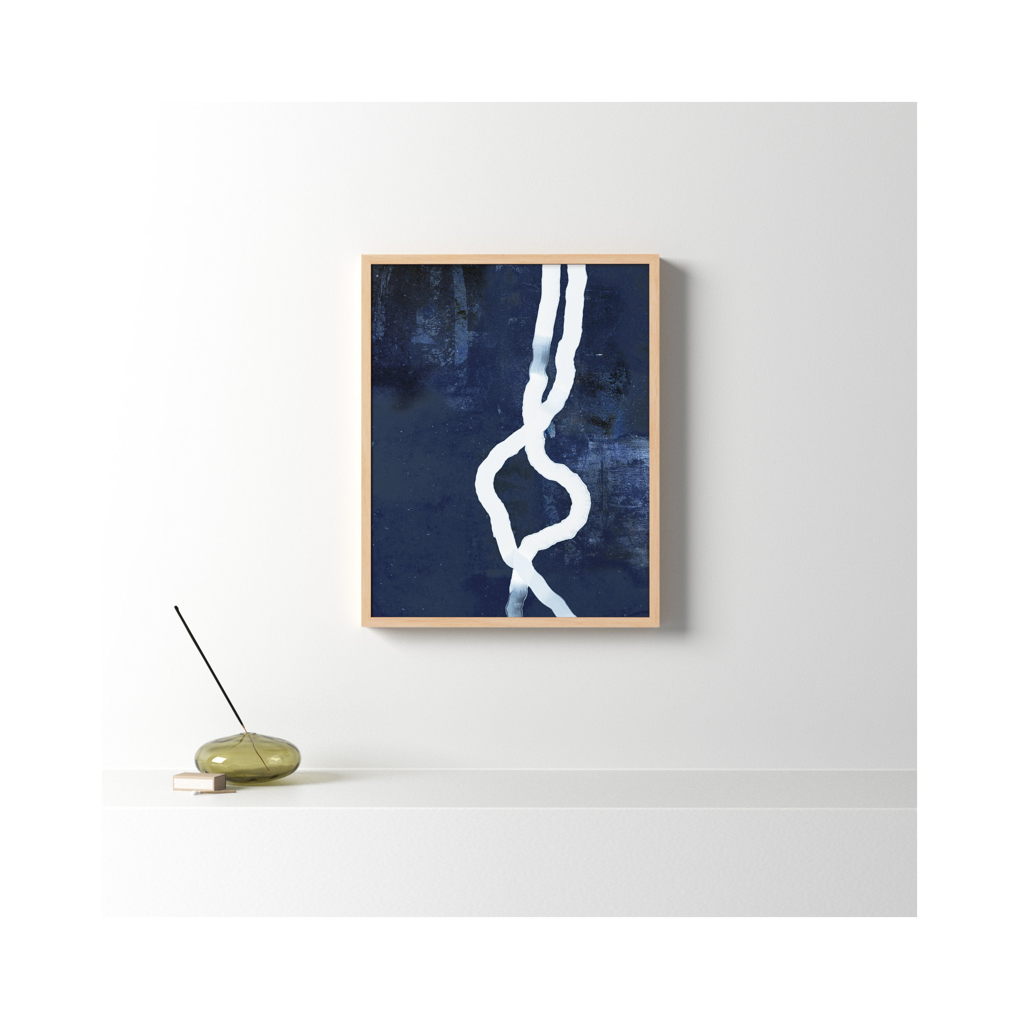 White Rope 3 by Jacques Pilon, 20" H x 16" W, Brown