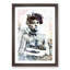 Tattooed Lady in Abstract - Framed Print-55729476-55729480
