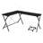 Black L-Shaped Computer Desk With CPU Holder