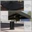Camya Square Metal Outdoor Dining Table , 90cm W 90cm D