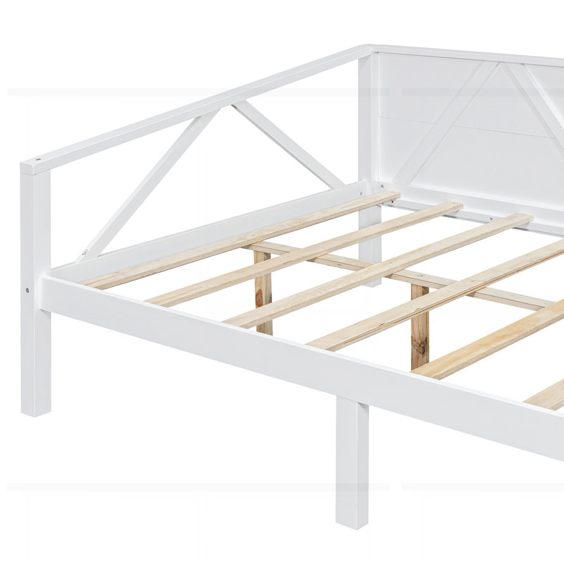 Modern Design Daybed, White, Full