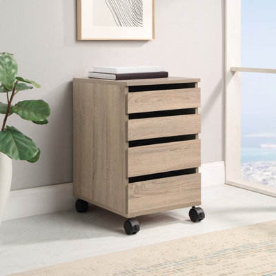 Lori 4 Drawer Storage Drawer with Locking Wheels