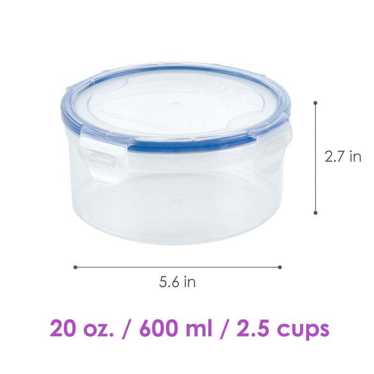 112 Oz 14 Cup Large Glass Food Storage Containers with Lids