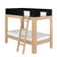 Lit superposé simple en bois massif Ambur-124577366