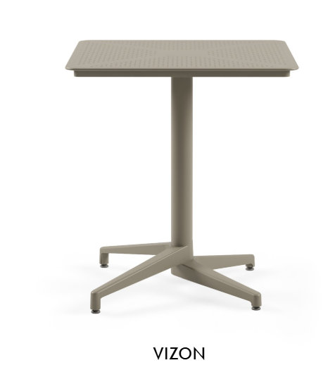 Tilia MOON 70cm Square Table, Vizon