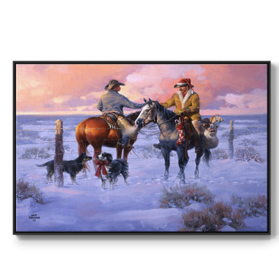 Sharin 'Christmas With The Neighbours, reproduction d'art sur toile