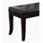 Tufted Bench, Faux Leather, Espresso-1818220622