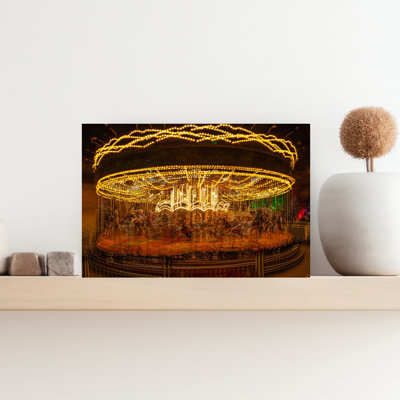 Art mural abstrait contemporain Merry-Go-Round