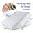 Rita Adjustable Cooling Memory Foam Wedge Pillow Set with Half-Moon Support Pillow