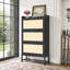 Armoire de rangement pour chaussures mince avec 3 tiroirs rabattables, organisateur moderne autoportant pour 16 à 20 paires, conception en bois peu encombrante-611497309