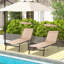 Chaise longue simple inclinable 78 po Laurentina