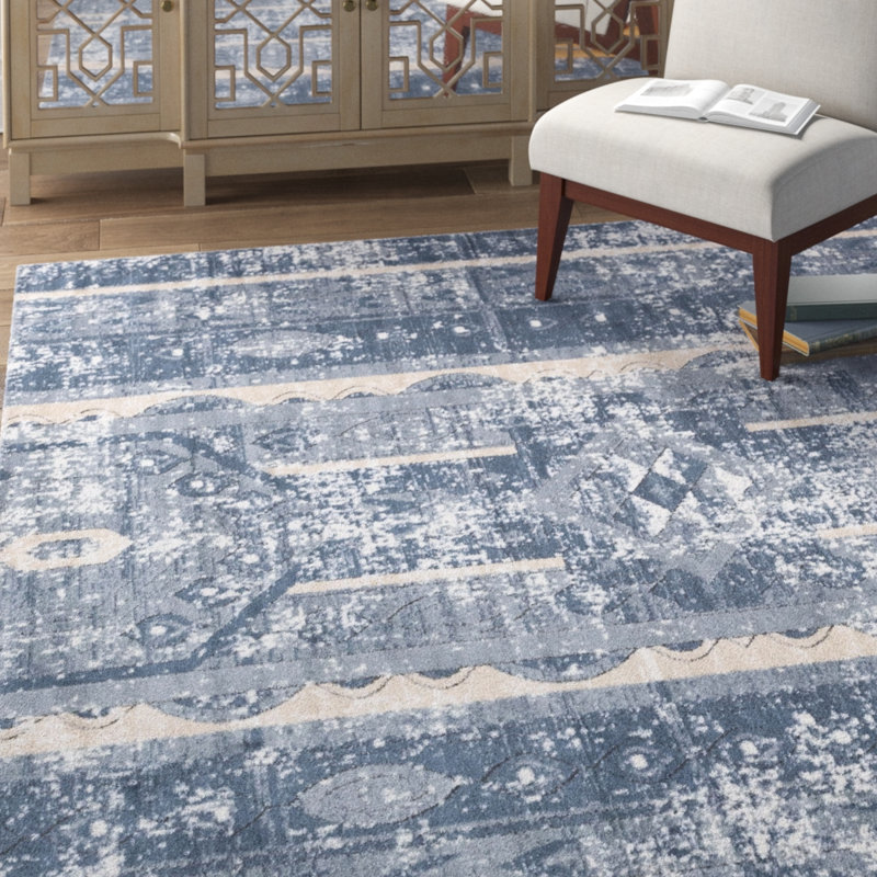 Parwich Striped Indoor Rug, Rectangle 10' x 13'1"
