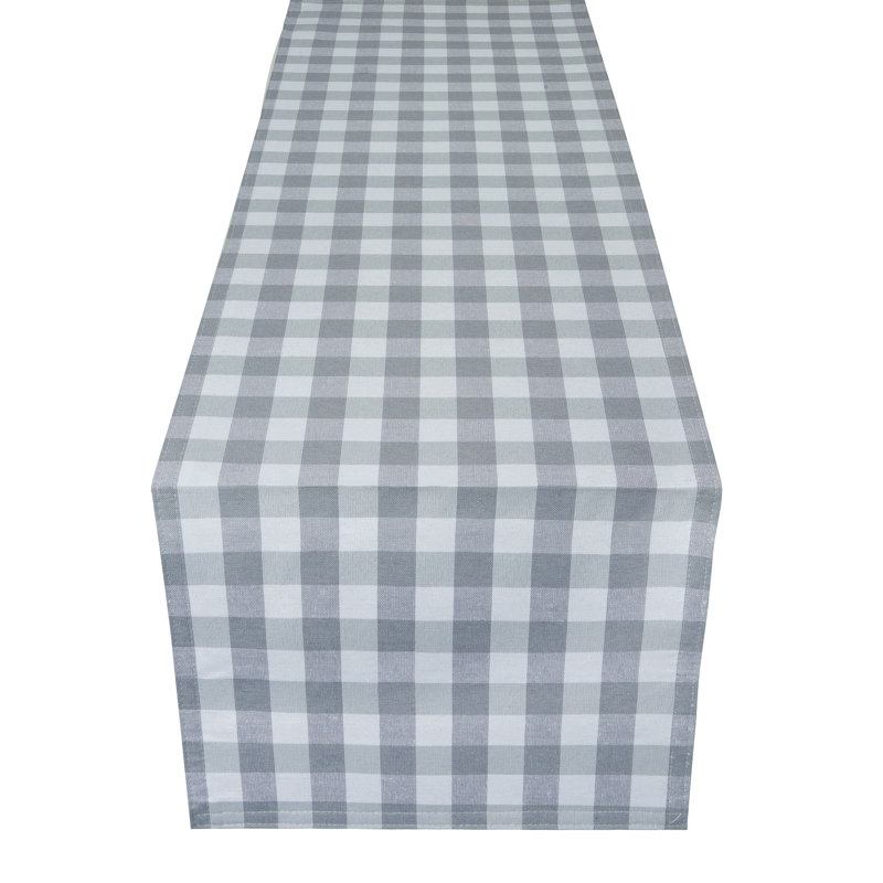 Chemin de table Linehan, gris, 48 po x 13 po