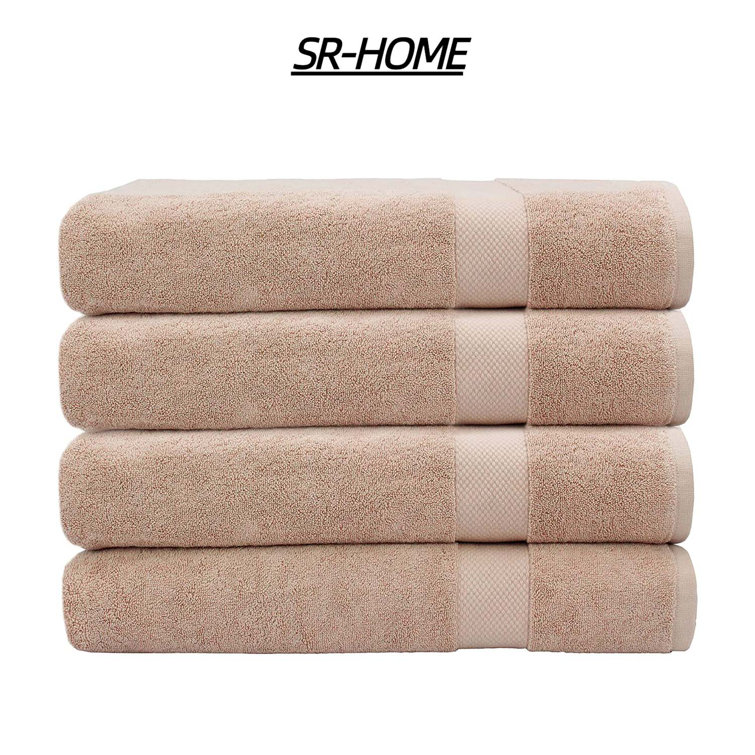 SR-HOME 4 Piece Bath Towel Set