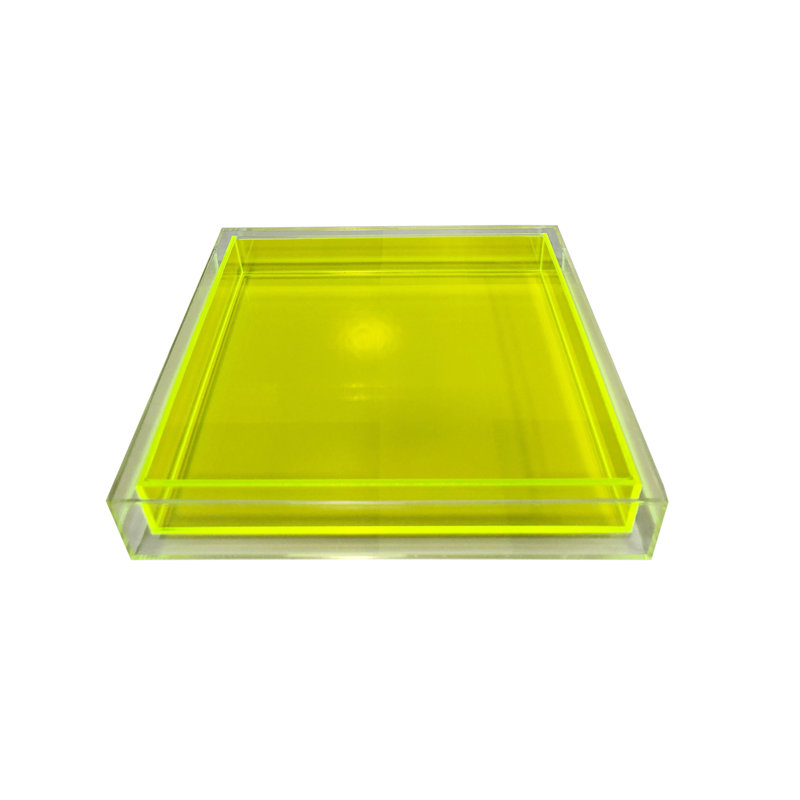 Fedelina Plastic / Acrylic Tray, Green