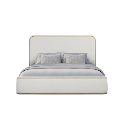 Élégant lit plateforme de style traditionnel