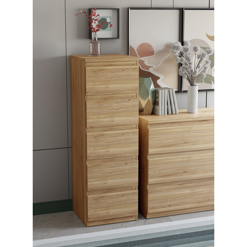 Quaniqua 5 - Drawer Rectangle Accent Chest