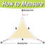 Voile d'ombrage Royal Shade Triangle Pro avec trousse de quincaillerie et corde-114698431