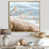 Toile avec cadre flottant or