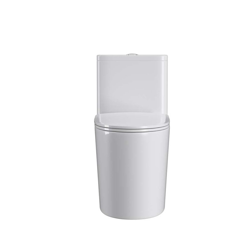 Toilette allongée une pièce 1,6 GPF Tusuton, Blanc