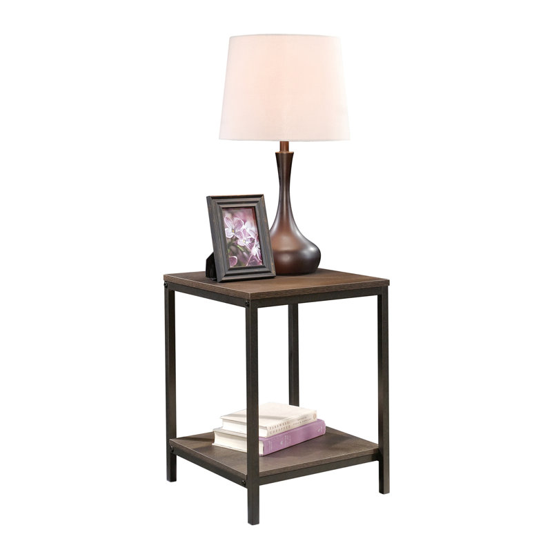 Table d'appoint, finition brune