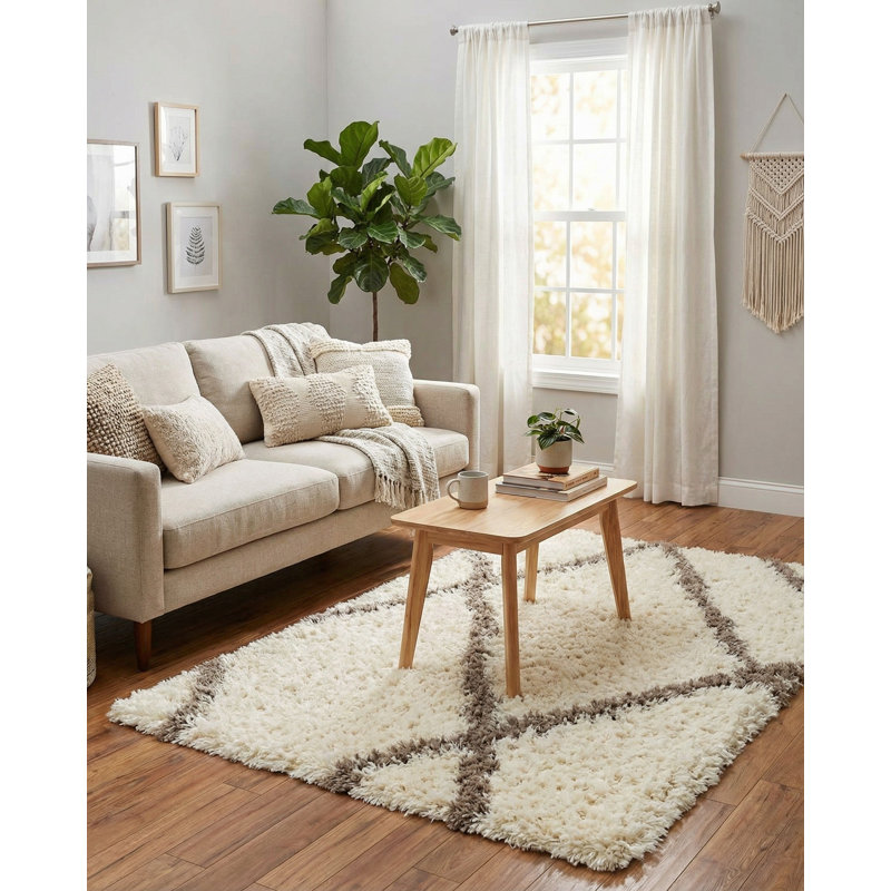Tarquinio Rug, Ivory, Rectangle 4'1'' x 6'1''