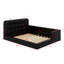 Lit plateforme tapissier avec 2 lampes de lecture-2047661307
