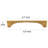 5" Center to Center Brass Bar Pull Multipack