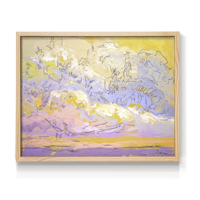 «Dreaming of You», reproduction encadrée, Natural, H 11 po x l 14 po