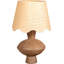 Resin Lamp With Scalloped Edge Shade