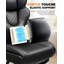 COMHOMA Adjustable Faux Leather Swiveling PC & Racing Game Chair-126344831