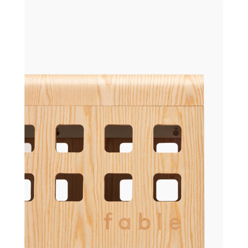 Fable Pet Crate, Walnut, Medium (25" H x 24" W x 34" D)