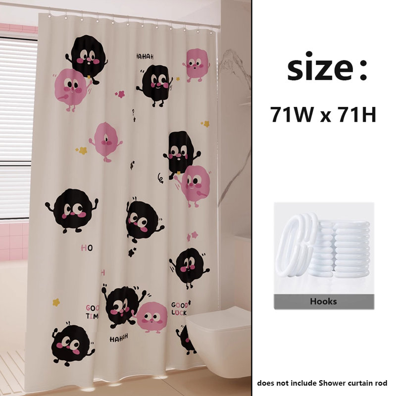 Rideau de douche en polyester