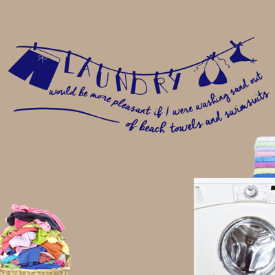 Adhésif décoratif Laundry Laundry Be More Pleasant