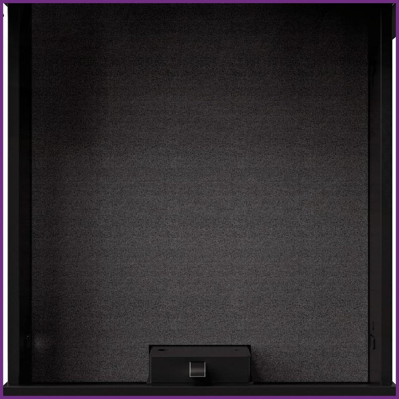 Noir et noir Table basse en marbre blanc à double couche avec compartiment secret Verrouillage d'empreintes digitales, grand espace de rangement pour les espaces de vie / salle à manger