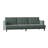 Carol Fabric 90.4'' Reception Sofa-25974157-27170126