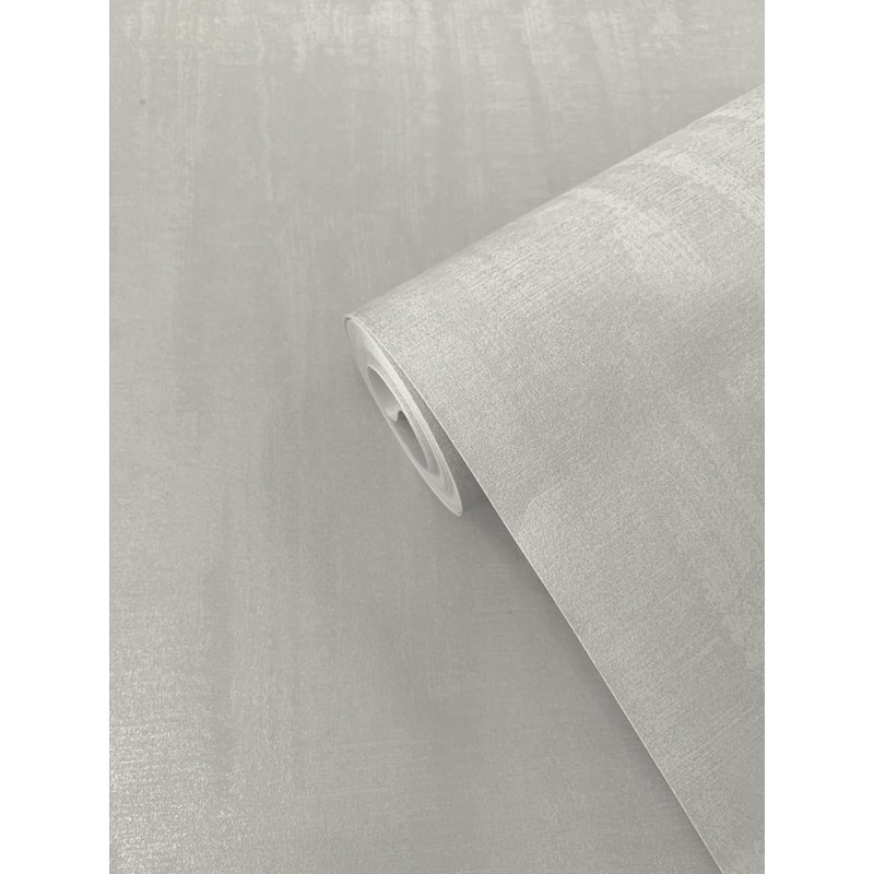Rouleau de papier peint uni Shimmery Boutique, Argent argent