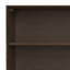 Bibliothèque basse moderne en bois massif H 30 "avec structure large et base en métal Banting