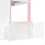 Lit mezzanine double avec maisonnette et rangement, lit en bois moderne pour enfants / adolescents-441716061