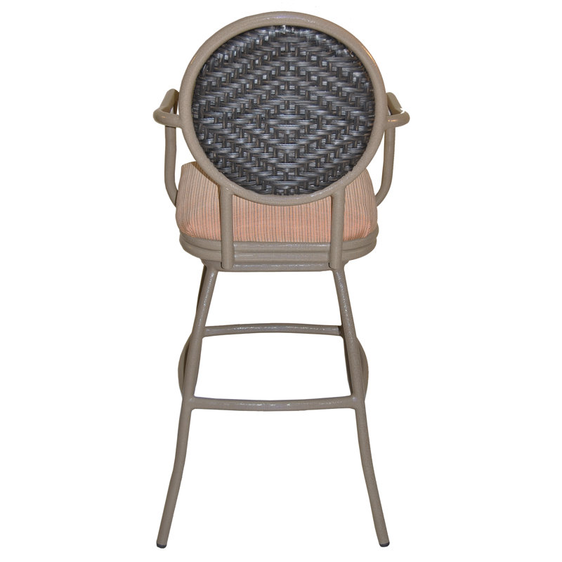Tabouret de bar avec coussin Adelle, 30"