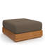 Repose-pieds de patio en bois d'acacia Tahoe