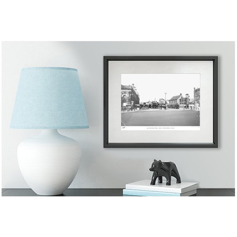Accrington, Bus Station C1965 by Francis Frith - Single Picture Frame Print, 60cm H x 80cm W x 2.3cm D