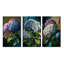 «Hydrangea Bouquet Retro Illustration», 3 pièces-1448343687-1448343741